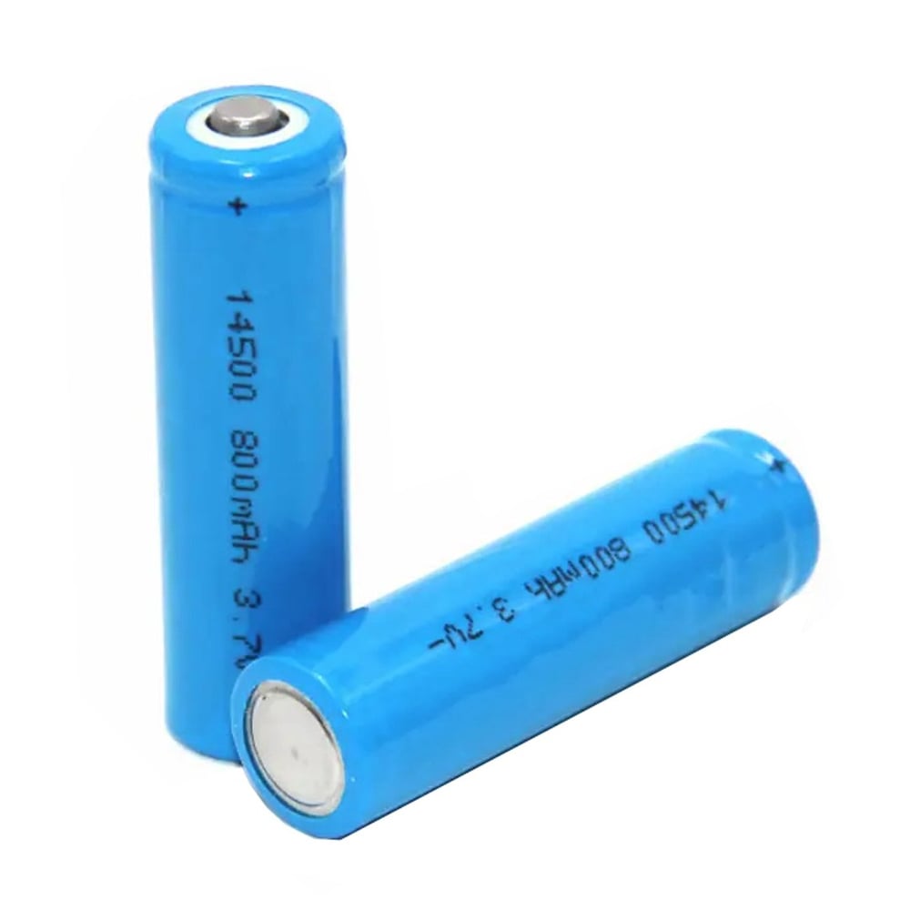 POWERMASTER PM-15944 14500 3.7 VOLT 800 MAH BAŞLIKLI ŞARJ EDİLEBİLİR EL FENERİ PİLİ TEKLİ
