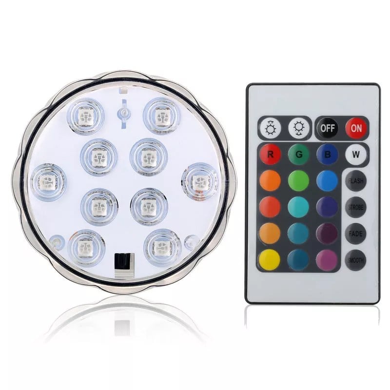 POWERMASTER PM-17658 SU ALTI KUMANDALI PİLLİ RGB NARGİLE LED IŞIĞI