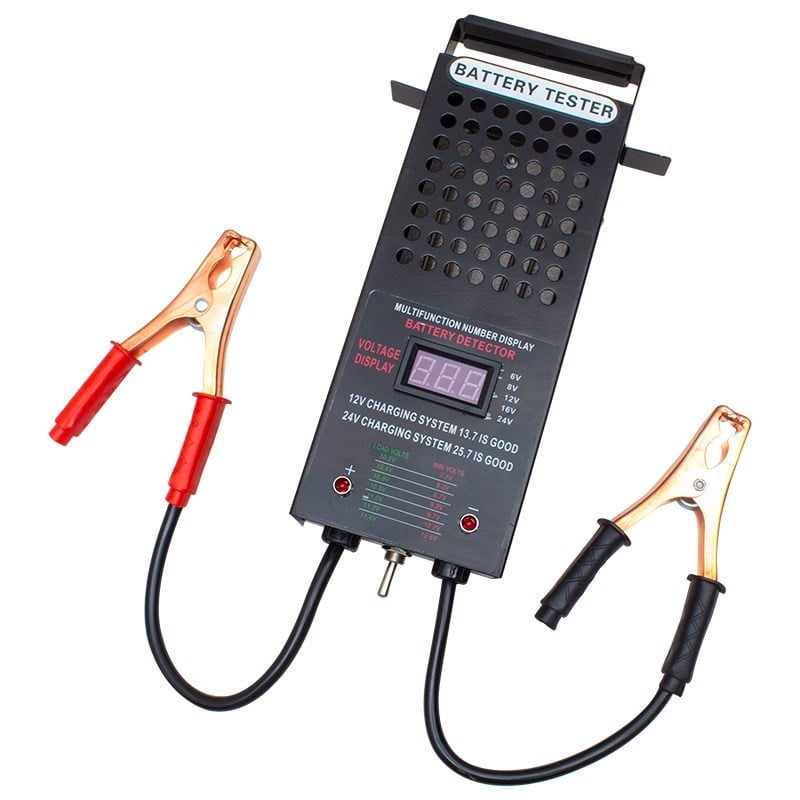POWERMASTER PM-19433 6 VOLT - 12 VOLT - 125 AMPER PROFESYONEL DİJİTAL AKÜ ÖLÇÜ TEST CİHAZI