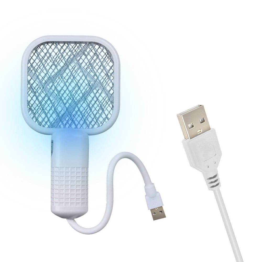 POWERMASTER PM-25341 USB ŞARJLI ELEKTRİKLİ BEYAZ SİNEK ÖLDÜRÜCÜ