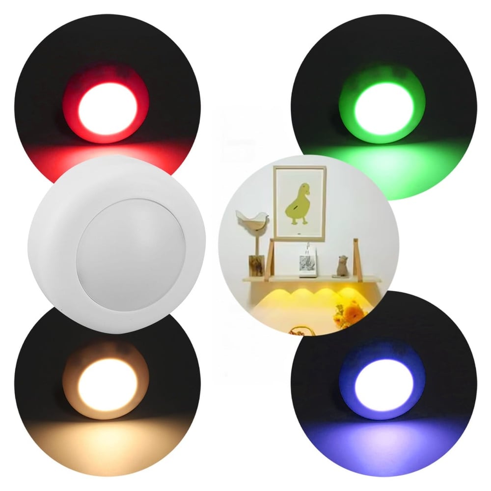 POWERMASTER PM-26973 RGB GÜN IŞIĞI LED RAF DUVAR AYDINLATMA 3XAAA PİL İLE ÇALIŞIR (TEKLİ)