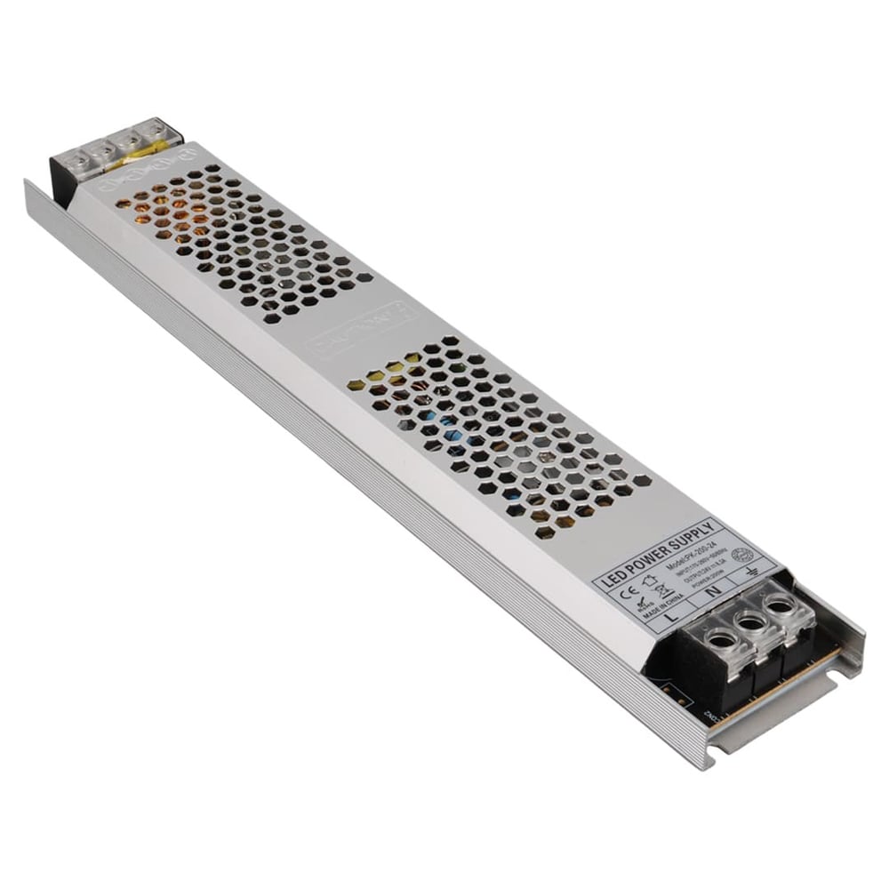 POWERMASTER PM-29609 200 WATT 24 VOLT 8.3 AMPER METAL KASA ADAPTÖR (30.8 X 5.2 X 2.2 CM)
