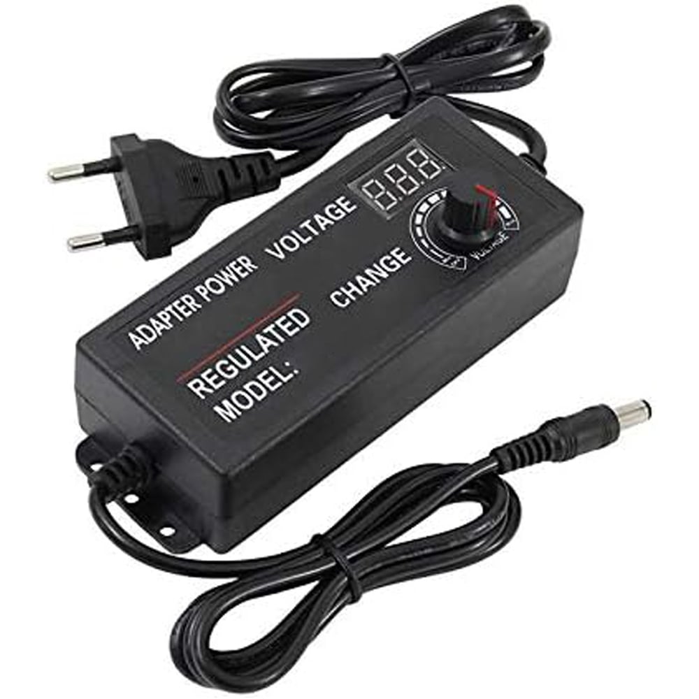 POWERMASTER PM-29655 12 VOLT - 24 VOLT - 5 AMPER 5.5*2.5 MM UÇLU VOLTAJ KADEMELİ ADAPTÖR