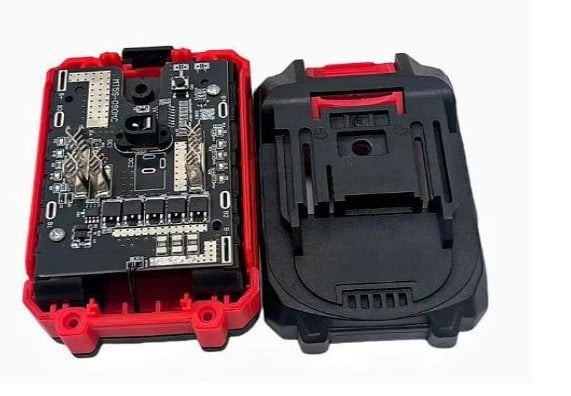 POWERMASTER PM-31110 MAKITA UYUMLU 10X18650 LI-ION PİL HÜCRELİ PLASTİK BOŞ BATARYA KASA FULL SET
