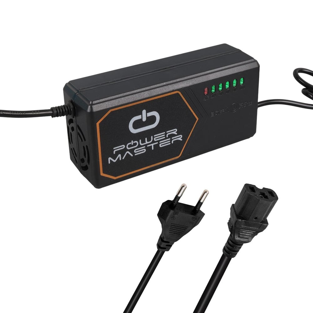 POWERMASTER PM-31174 24 VOLT - 20 AMPER C16 UÇLU ELEKTRİKLİ BİSİKLET ŞARJ CİHAZI