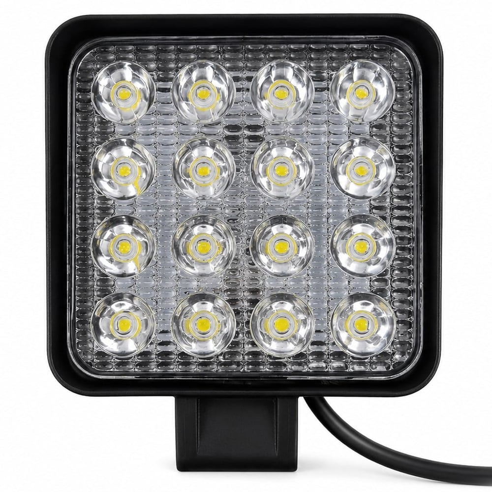 POWERMASTER PM-39548 ÇOK AMAÇLI 50 WATT KARE 16 LED BEYAZ IŞIK LED PROJEKTÖR