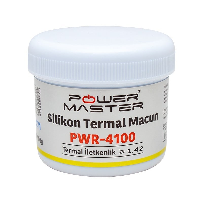 POWERMASTER PWR-4100 BEYAZ TERMAL MACUN 100 GRAM 1.42W/M-K