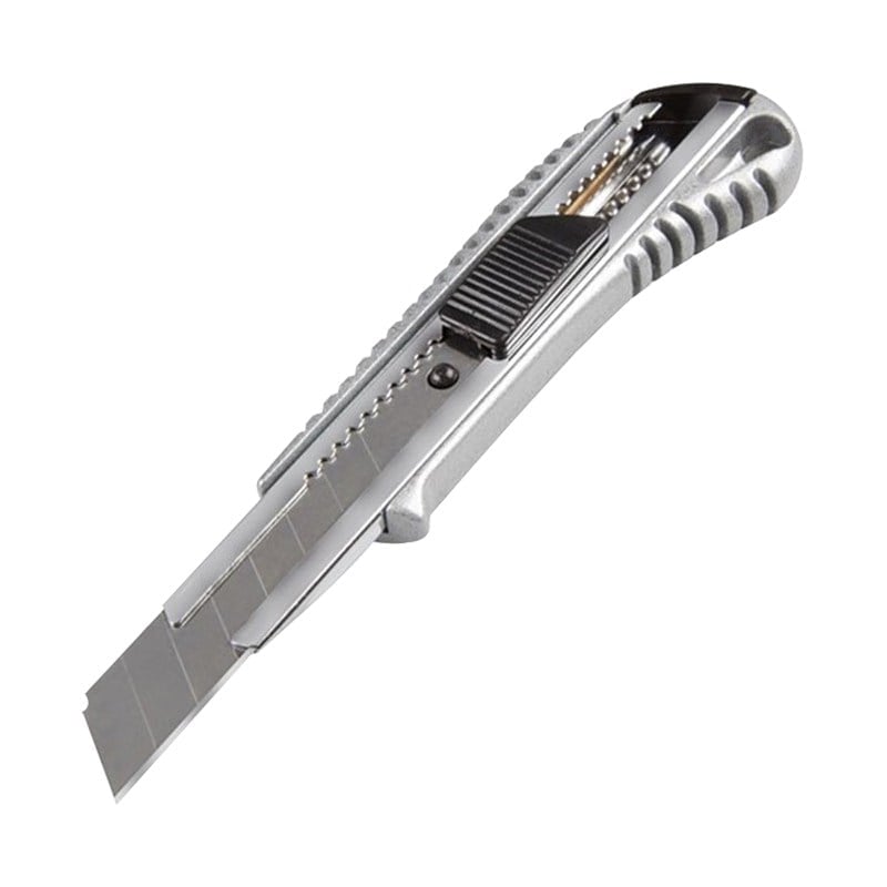 POWERMASTER SR-1884 ALÜMİNYUM GÖVDE METAL MAKET BIÇAĞI PROFESYONEL FALÇATA 18X0.5MM BIÇAKLI