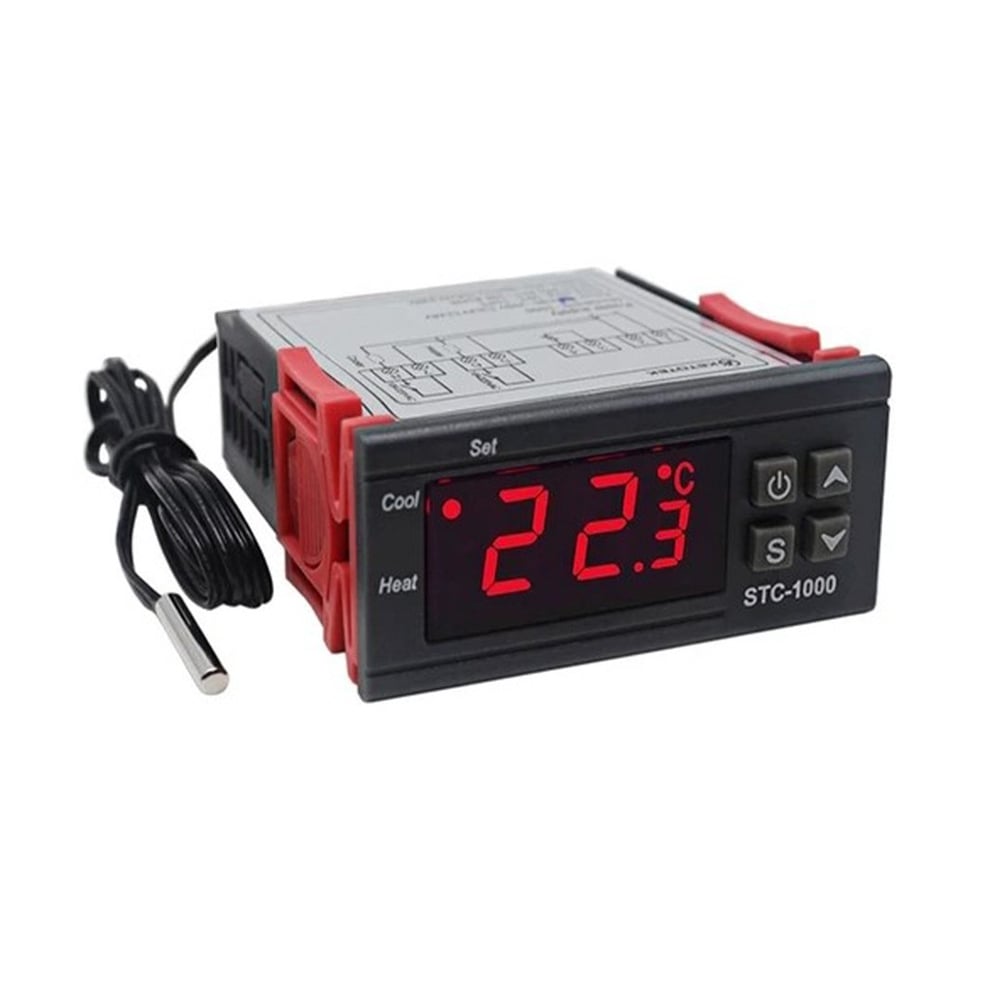 POWERMASTER STC-1000 AC 110-220V 10A LCD EKRANLI SICAKLIK KONTROL MODÜLÜ
