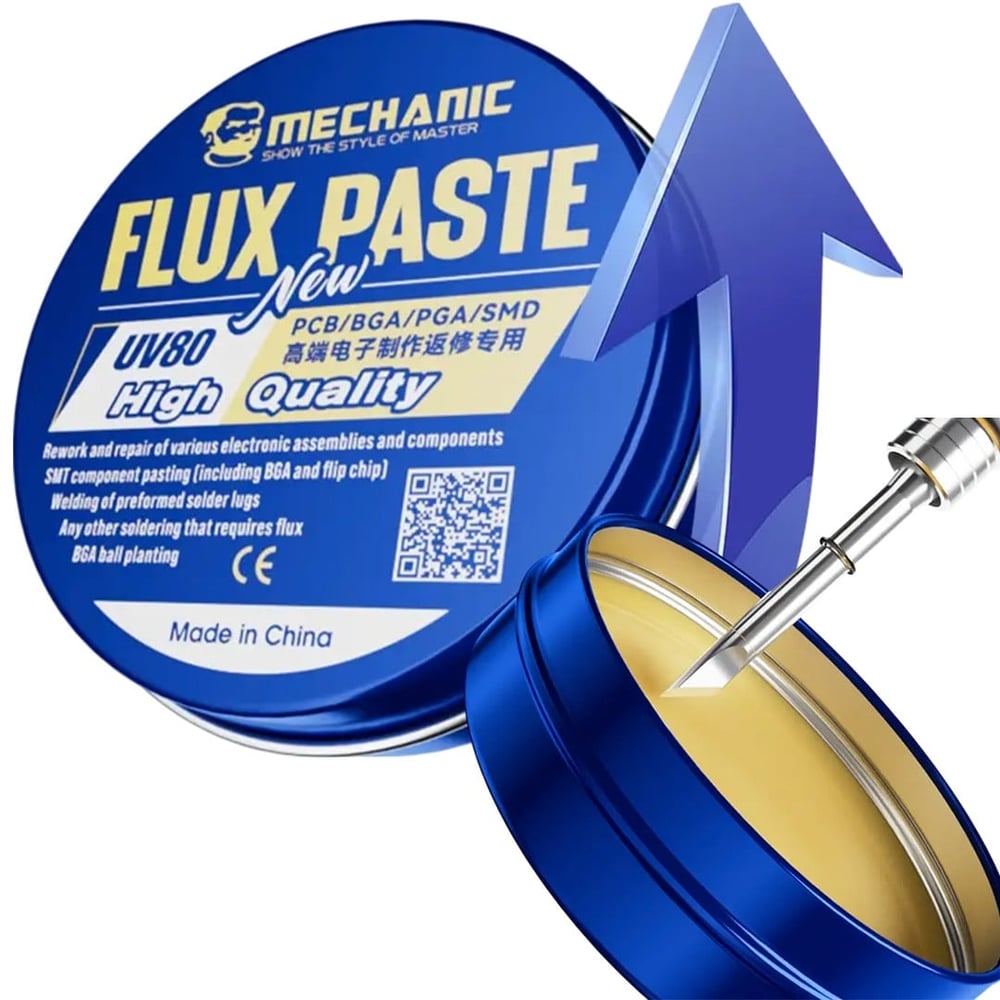 POWERMASTER UV80 80 GRAM LEHİM FLUX PASTASI PCB-BGA-PGA-SMD