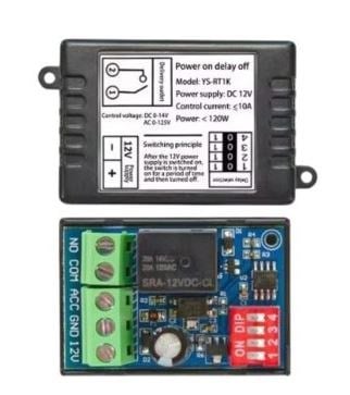 POWERMASTER YS-RTIK 12V GECİKMELİ ZAMAN RÖLESİ 0-60S