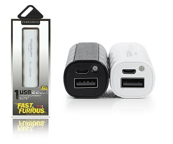POWERWAY TX-1 2000 MAH POWERBANK