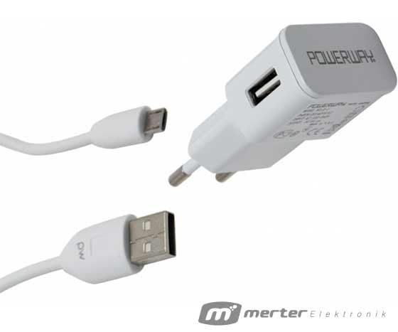 POWERWAY X-23 SAMSUNG S3-S4  ROCKET CHARGER ŞARJ ALETİ + KABLO
