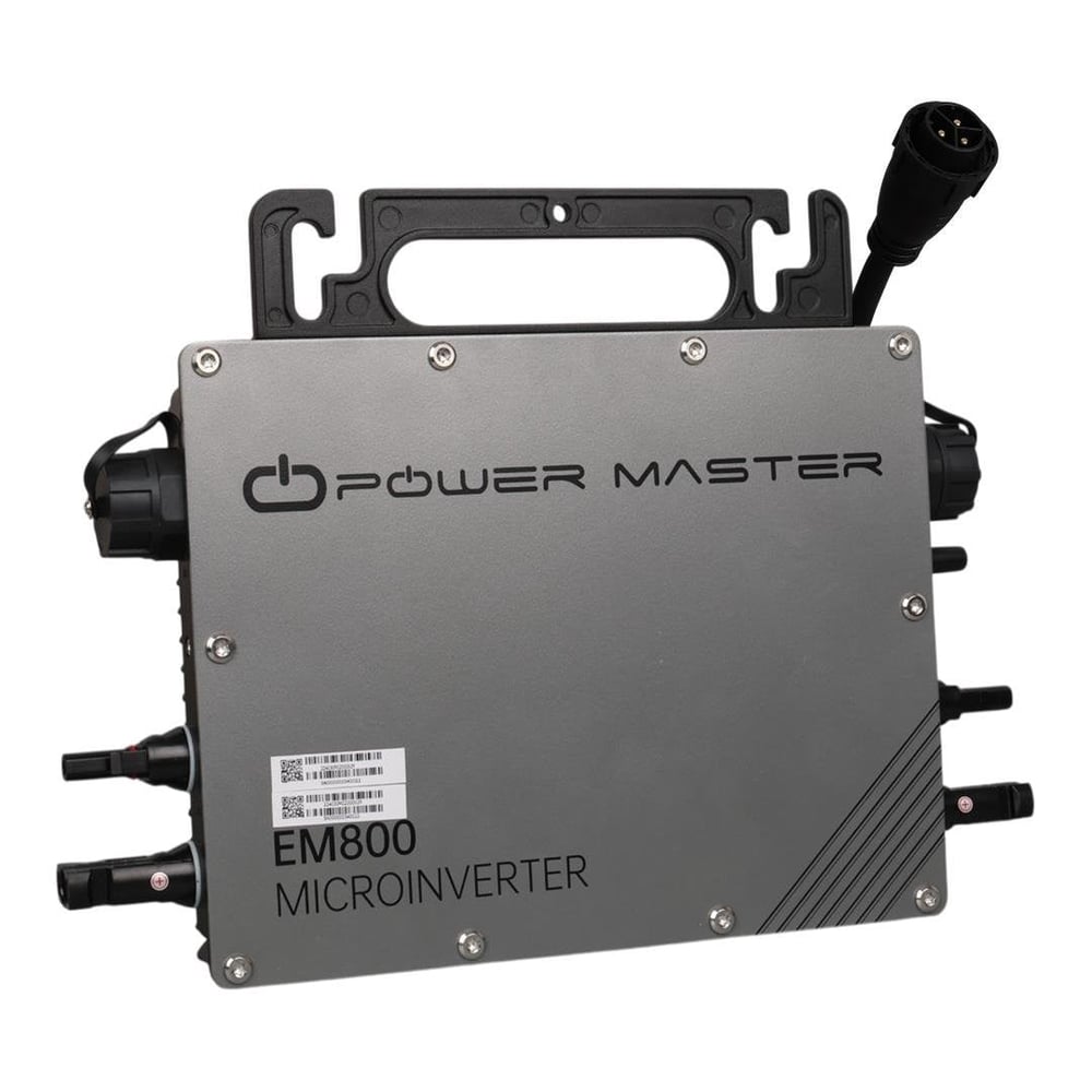 PowerMaster EM800 800 Watt Solar Micro Inverter AC220 Volt Trifaze Şebeke Bağlantılı MPPT İnvertör