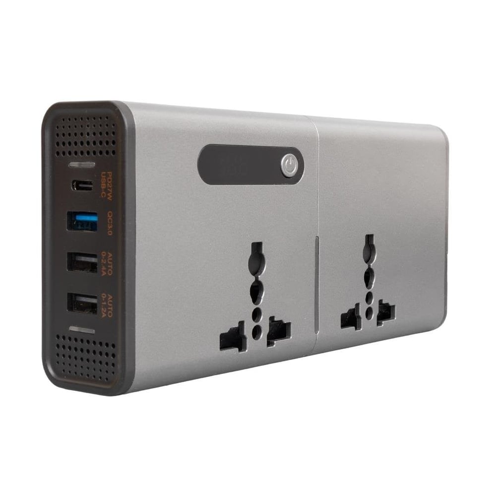 Powermaster CZ04/12V-24V 12-24 Volt 200 Watt 3 Usb + Type-C Girişli Araç Power İnverter