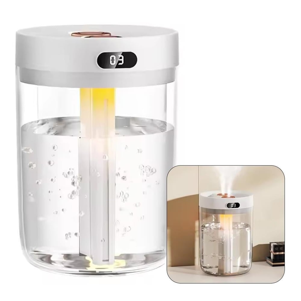 Powermaster H8 3W H2O Çift Püskürtme Portlu Hava Nemlendirici (Humidifier)