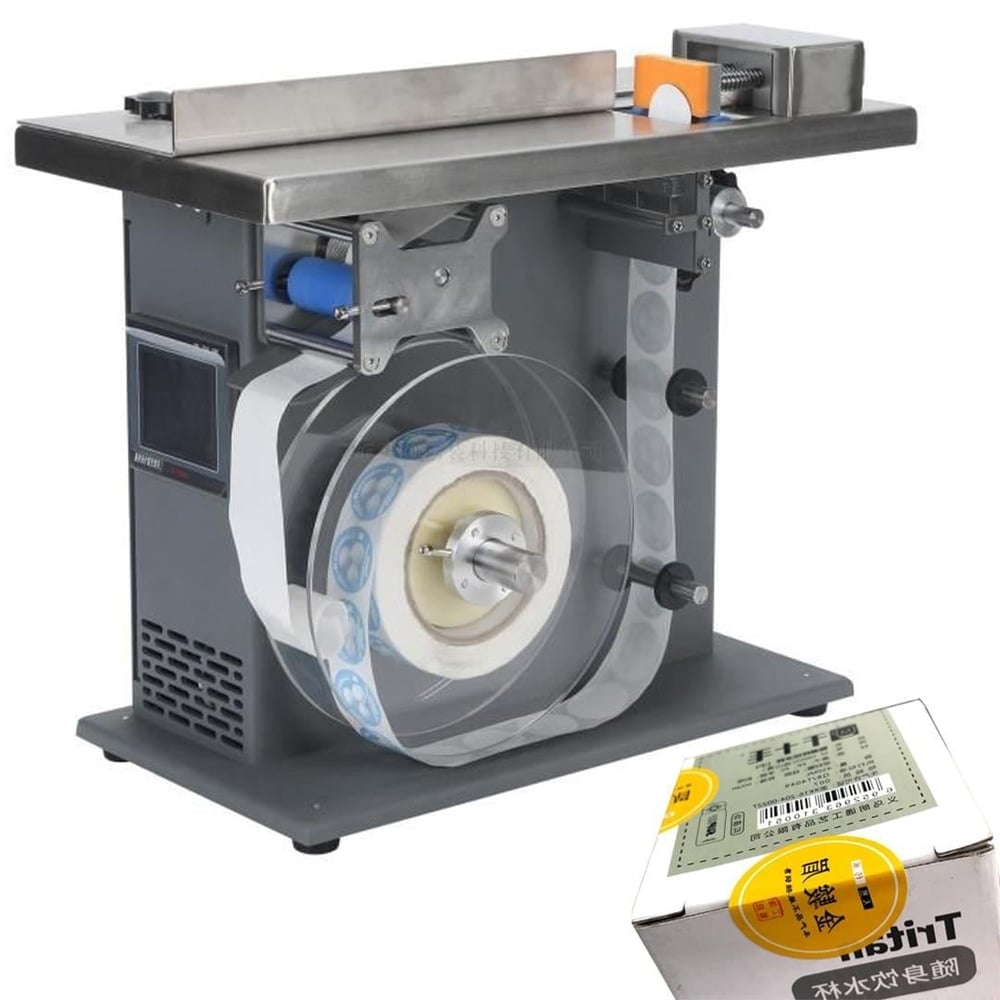 Powermaster TB-10 Yarı Otomatik 90 Derece Köşeli Etiket Basma Yapıştırma Makinesi