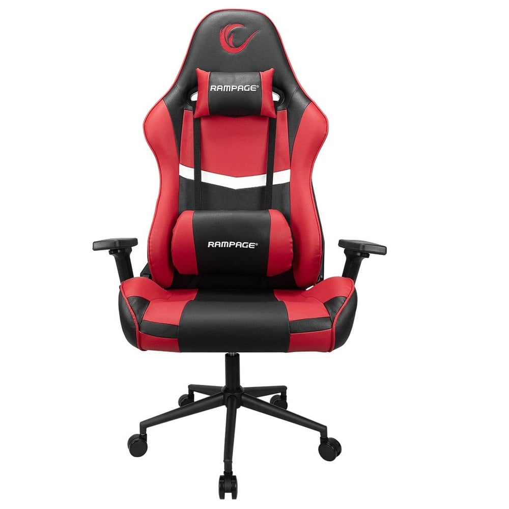 RAMPAGE KL-R56 3D KOL TAM DÖKME SÜNGERLİ SİYAH/GRİ OYUNCU KOLTUĞU