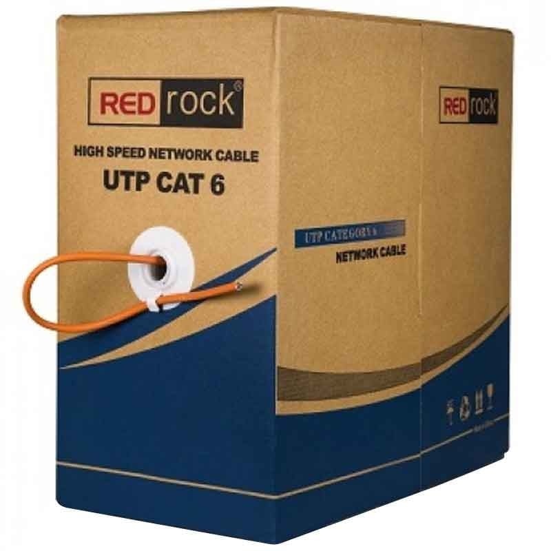 REDROCK FLU57OFC UTP 23 AWG YANMAZ SAF BAKIR 305 METRE TURUNCU CAT6 KABLO
