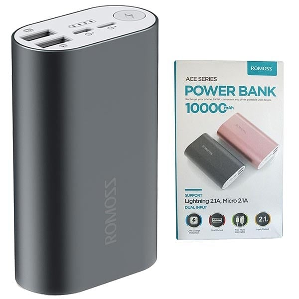 ROMOSS ACE SERIES 10000 MAH ÇİFT ÇIKIŞLI POWERBANK