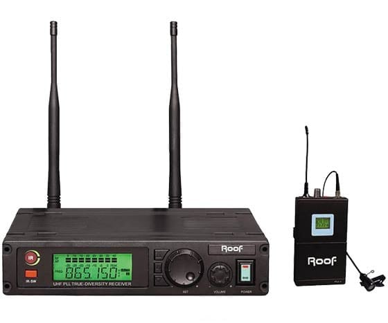 ROOF R-1100 KABLOSUZ UHF 1 YAKA TELSİZ MİKROFON