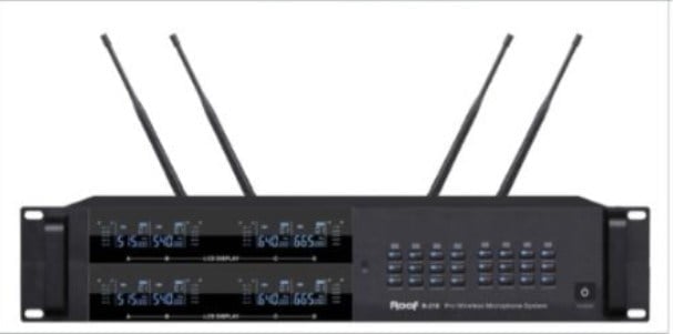 ROOF R-218 UHF 8'Lİ KABLOSUZ MİKROFON RECEIVER
