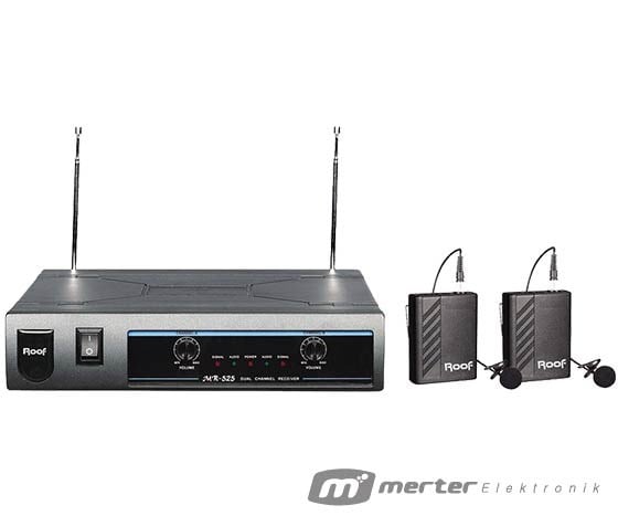 ROOF R-220 2 YAKA VHF TELSİZ MİKROFON