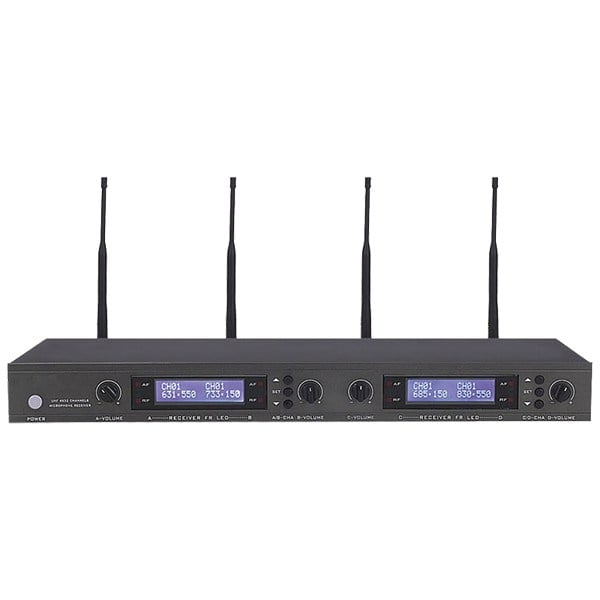 ROOF R-4000 4 KANAL UHF KABLOSUZ RECEIVER (512-576 MHZ)