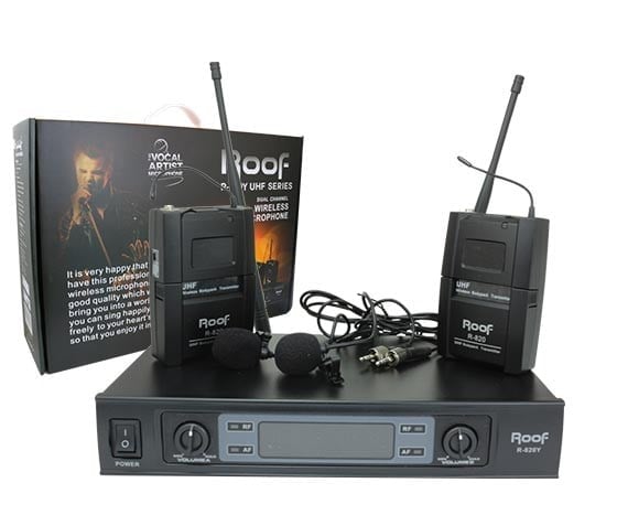ROOF R-820 2 YAKA 2 KANAL UHF TELSİZ MİKROFON