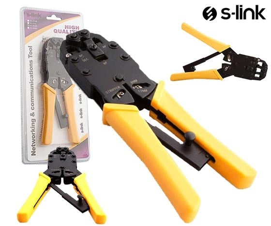 S-LINK SL-645R RJ45-RJ11-RJ12 3'LÜ LÜKS PENSE