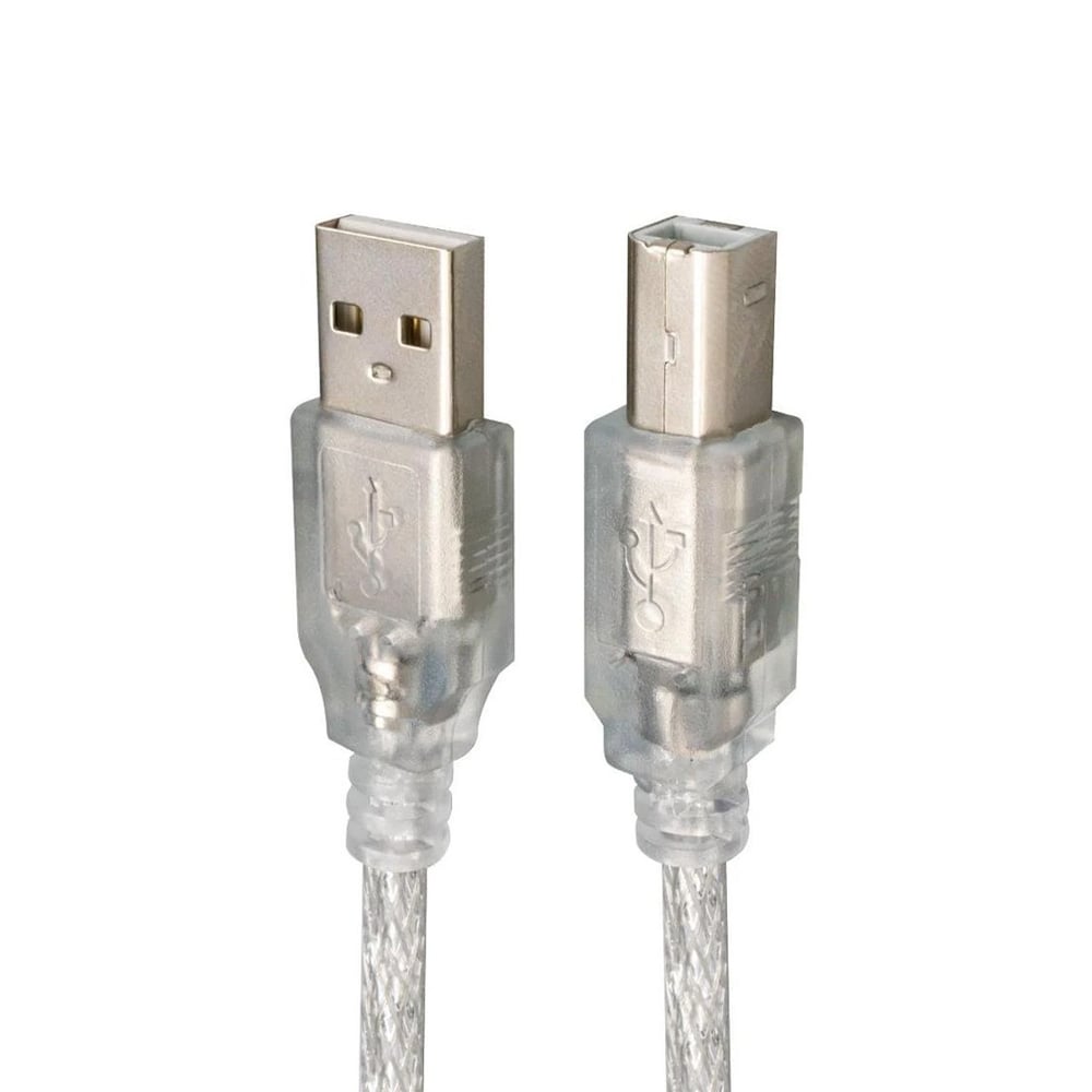 S-LİNK SL-U2007 7 METRE USB2.0 YAZICI KABLOSU ŞEFFAF KALIN ÖRGÜLÜ YAZICI VE TARAYICI BAĞLANTI KABLOSU