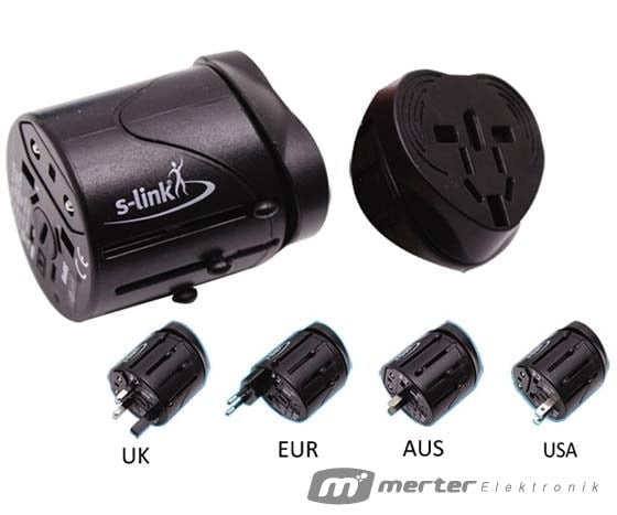S-LINK SLX-228 UNIVERSAL PRİZ ADAPTÖR