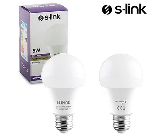 S-LINK SWAPP SW-5W 240V/60HZ 5 WATT 240-270 LÜMEN GÜNIŞIĞI LED AMPUL