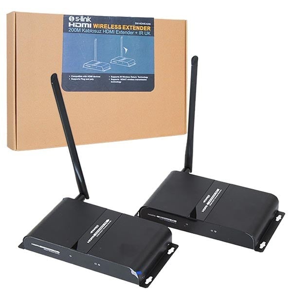 S-LINK SWAPP SW-HDWEX200 200 METRE IR KUMANDALI HDMI WIRELESS EXTENDER