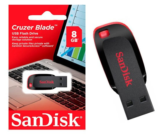 SANDISK CRUZER BLADE 8 GB USB 2.0 FLASH DİSK