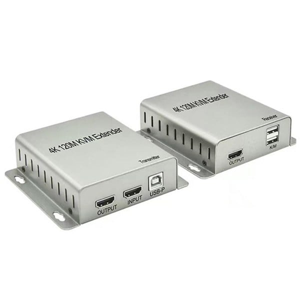 SENSEİ 4K-120M CAT5E/CAT6 2XUSB+IR 120MT HDMI KVM EXTENDER