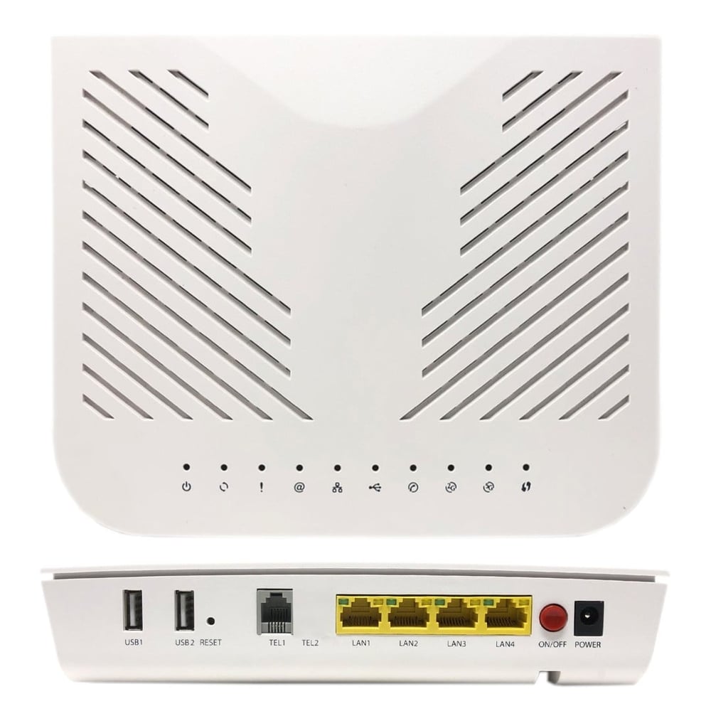 SERCOMM FG824CD GPON FİBER OPTİK MODEM ROUTER DUAL BAND Wİ-Fİ AC1750 FTTH - NEBA 4XLAN 2XUSB 2XRJ11 TELEFON
