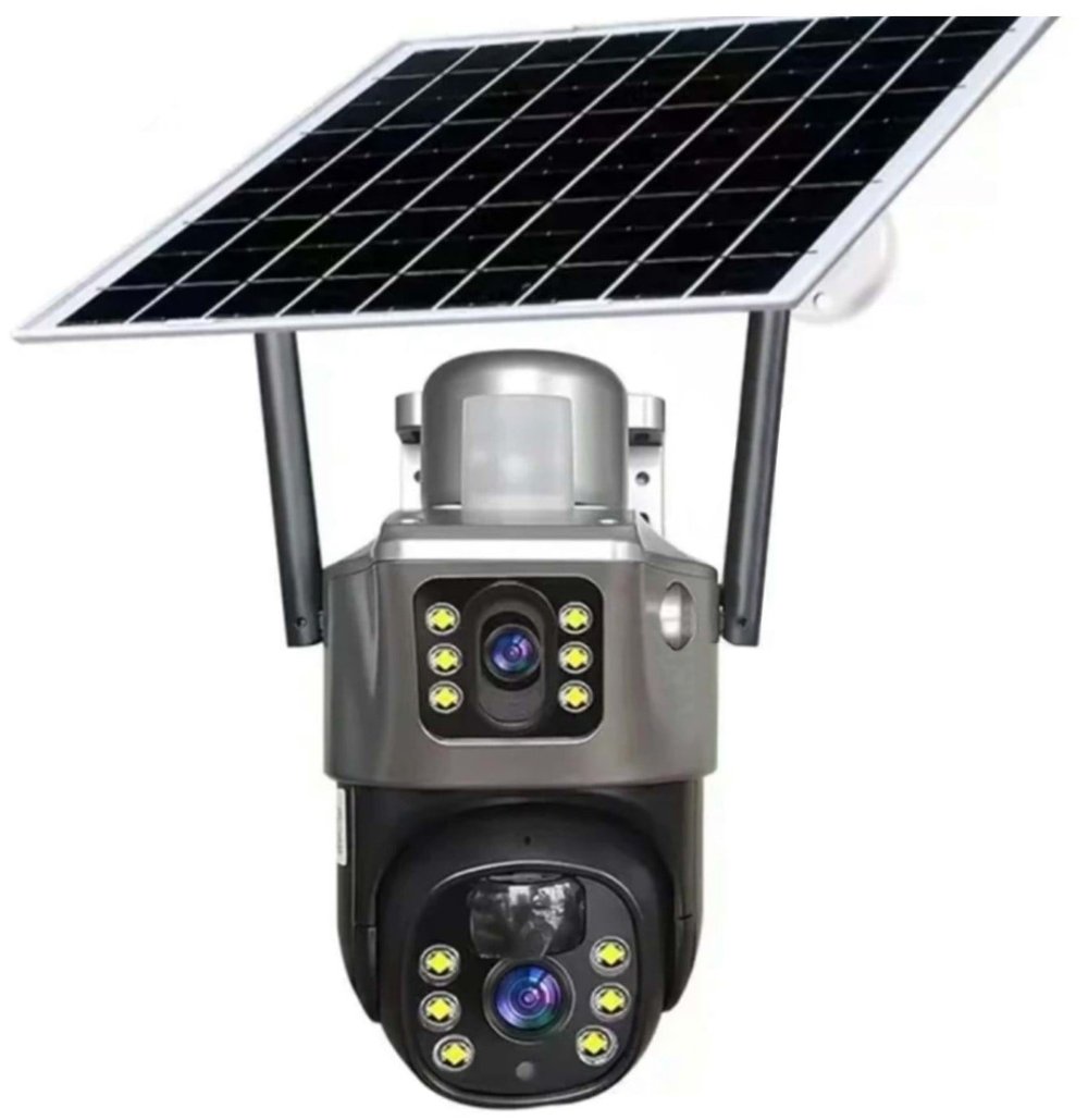 SMARTVİSİON 4G SİM KARTLI ÇİFT KAMERALI PTZ HAREKETLİ SOLAR GÜNEŞ ENERJİLİ KAMERA