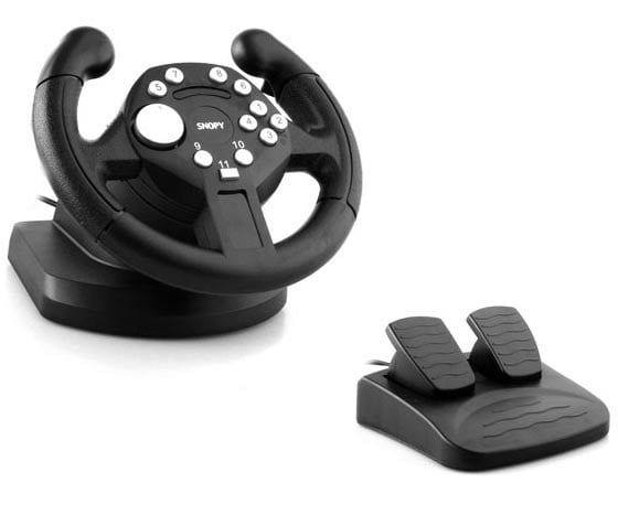 SNOPY FT-3791 USB TİTREŞİMLİ FEEDBACK PED DİREKSİYON