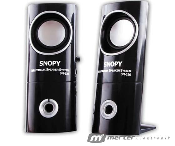 SNOPY SN-326 2.0 SİYAH AC 220V HOPARLÖR