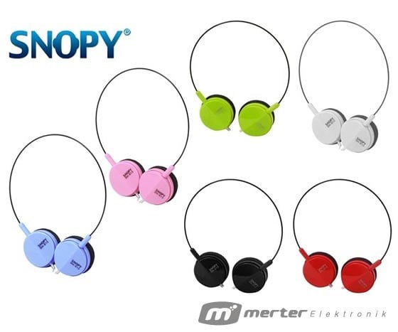 SNOPY SN-613 KULAKLIK (SİYAH*BEYAZ*KIRMIZI*PEMBE*MAVİ*YEŞİL)