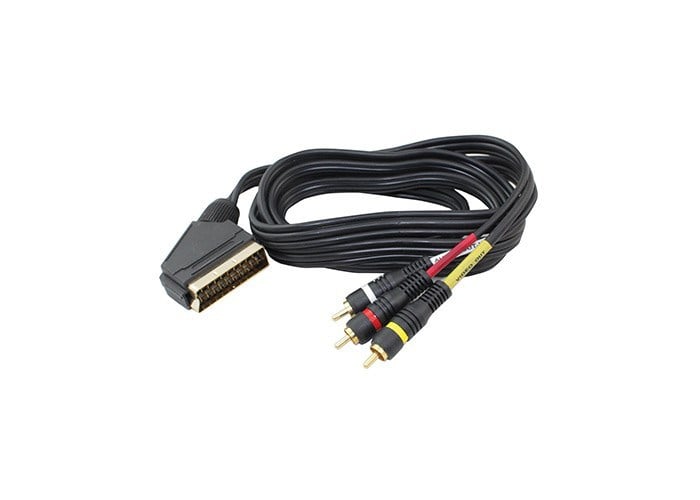 SOAR 2 METRE SCART 3 RCA KABLO