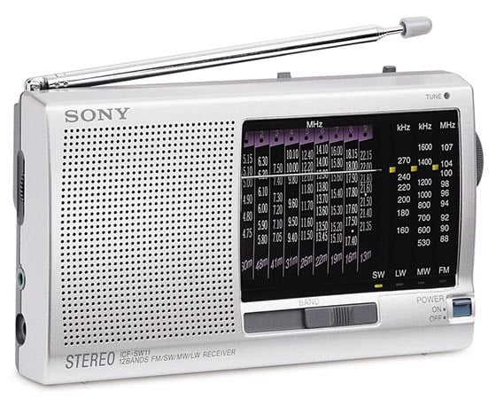 SONY ICF-SW11 STEREO 12 BANT DİJİTAL DÜNYA RADYO