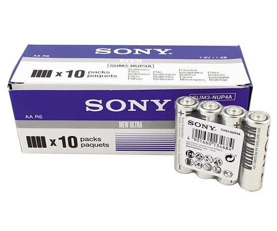 SONY SUM3NUP4B-EE ALKALİN AA 40'LI KALEM PİL (40 ADET FİYATI)
