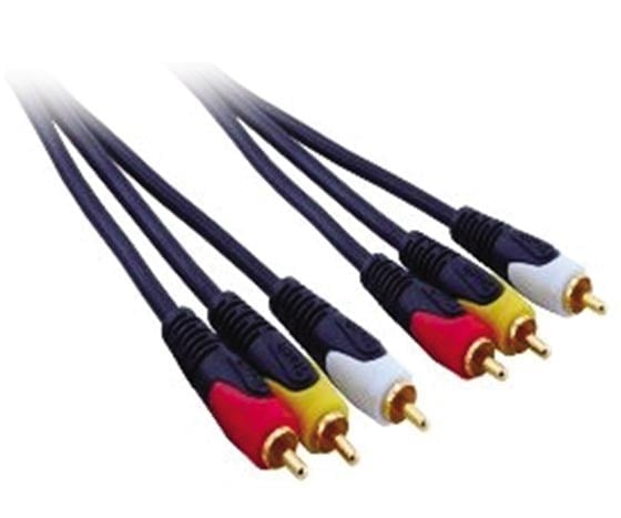 SPEEDTECH STECH222 3 RCA / 3 RCA 5 METRE KABLO