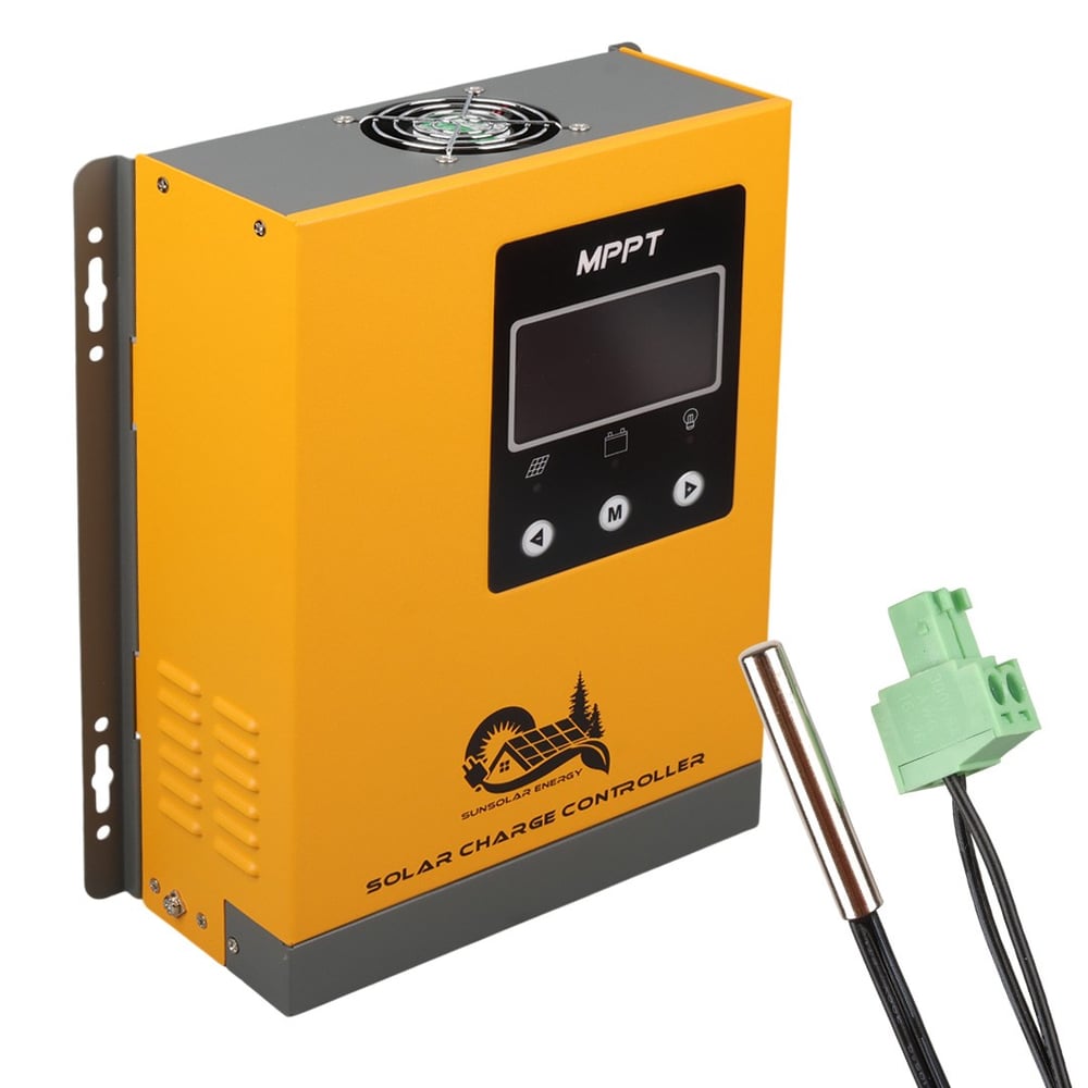 SUNSOLAR MPK60 MPPT SOLAR ŞARJ KONTROL CİHAZI 60A (12V/24V/36V/48V OTOMATİK) 150V MAKSİMUM PV LCD EKRANLI RS485 PORTLU