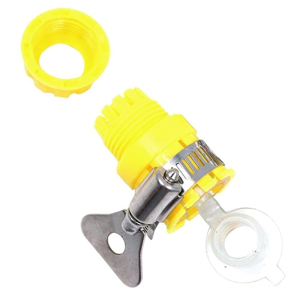 SUNUP SN-25977 SARI KELEPÇELİ MUSLUK HORTUM ADAPTÖRÜ