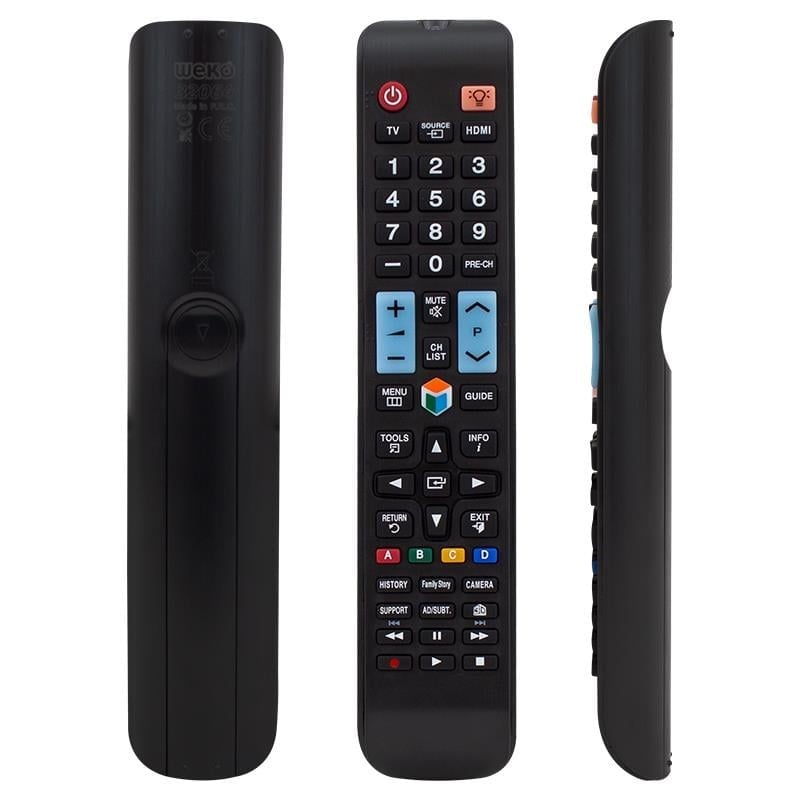 Samsung UE40F6470 Source Tuşlu Lcd-Led Tv Kumanda RM-D1078+1