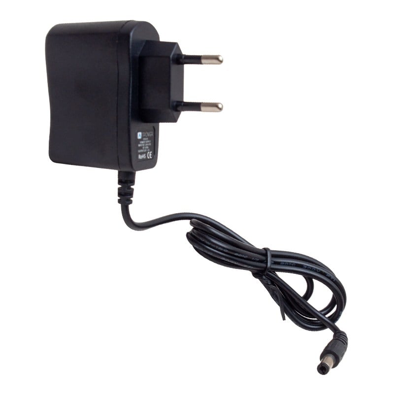 T-POWER TP-1039 12 VOLT - 1 AMPER 5.5*2.5 UÇLU PLASTİK KASA PRİZ TİPİ ADAPTÖR