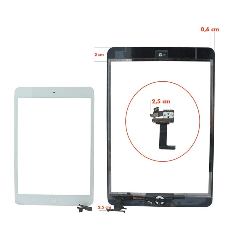 TABLET DOKUNMATİK EKRAN (IPAD MINI WHITE)  7 '' APPLE